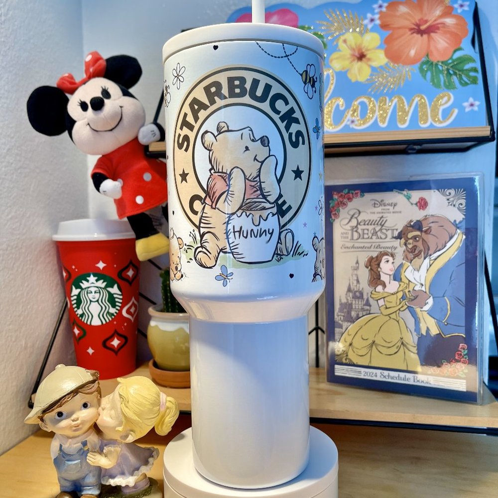 Disney Winnie the Pooh Brand new 40 oz double wall stainless travel offi…